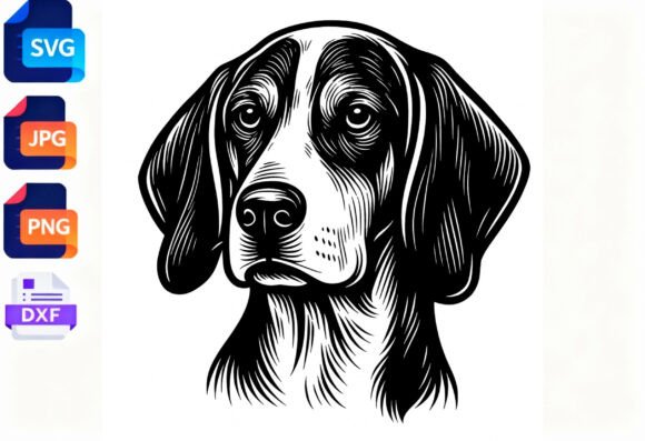 Black and White Dog Portrait SVG Art: A Hands-On Review