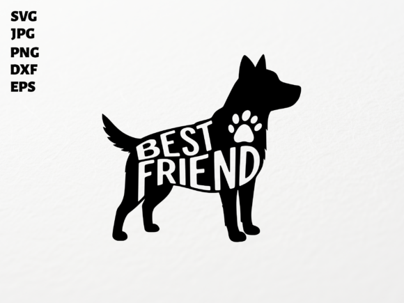 Dog Best Friend SVG for Cricut