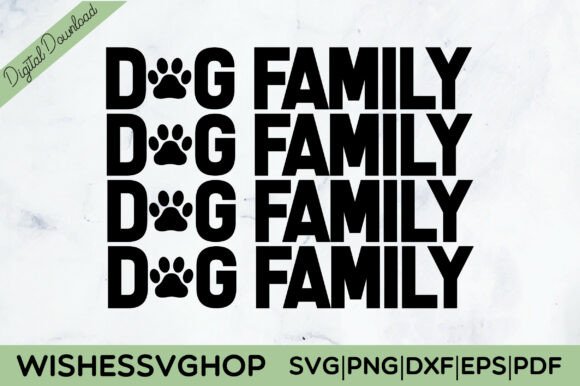 Dog Family SVG PNG Review