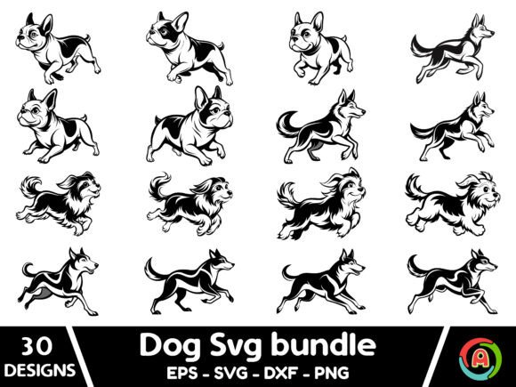 Dog Running Svg Bundle Review