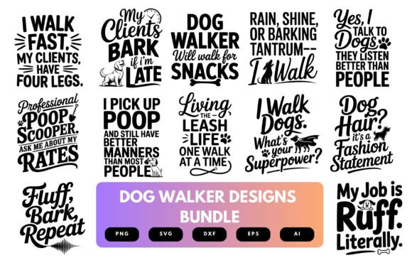 Dog Walker SVG Bundle: A Designer’s Hands-On Review