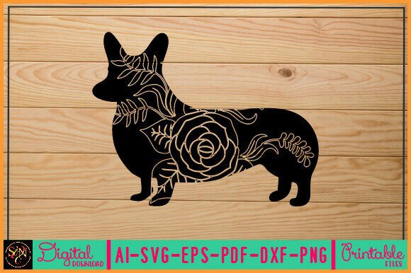Flower Dog Animal SVG Vector 35 Review