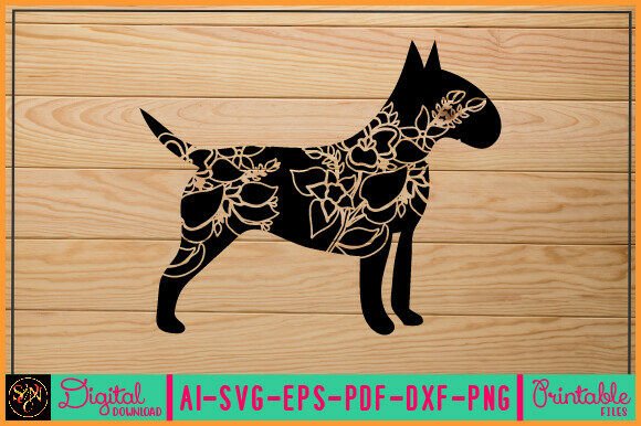 Flower Dog Animal SVG Vector 56 – A Designer's Review