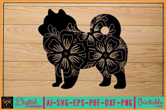 Flower Dog Animal SVG Vector 57 Review