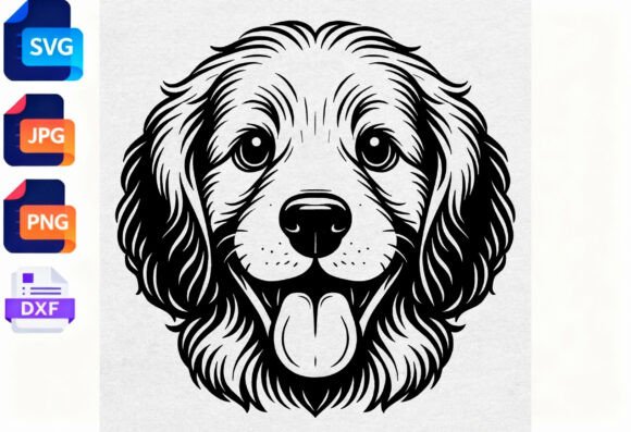 Golden Retriever Dog Face SVG: Designer’s Review
