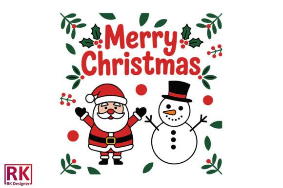 Hand-Drawn Cartoon Christmas Svg