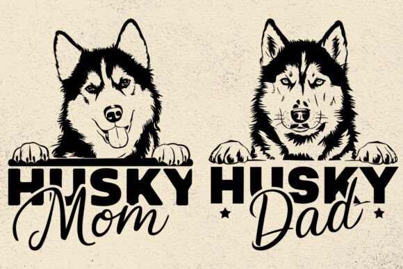 Husky SVG, Dog Clipart, Siberian Husky