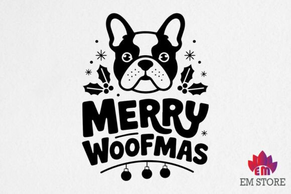 Merry Woofmas - Dog Christmas Svg