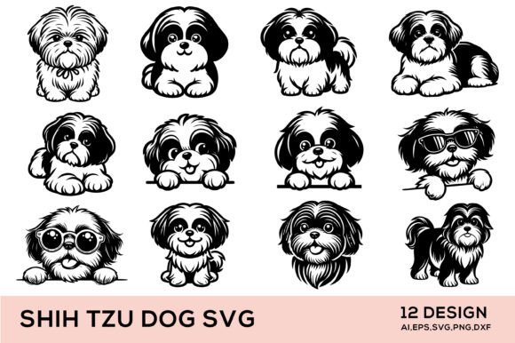 Shih Tzu Dog Silhouette SVG Bundle – A Designer’s Review