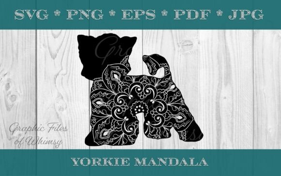 Yorkie Dog Mandala SVG Review